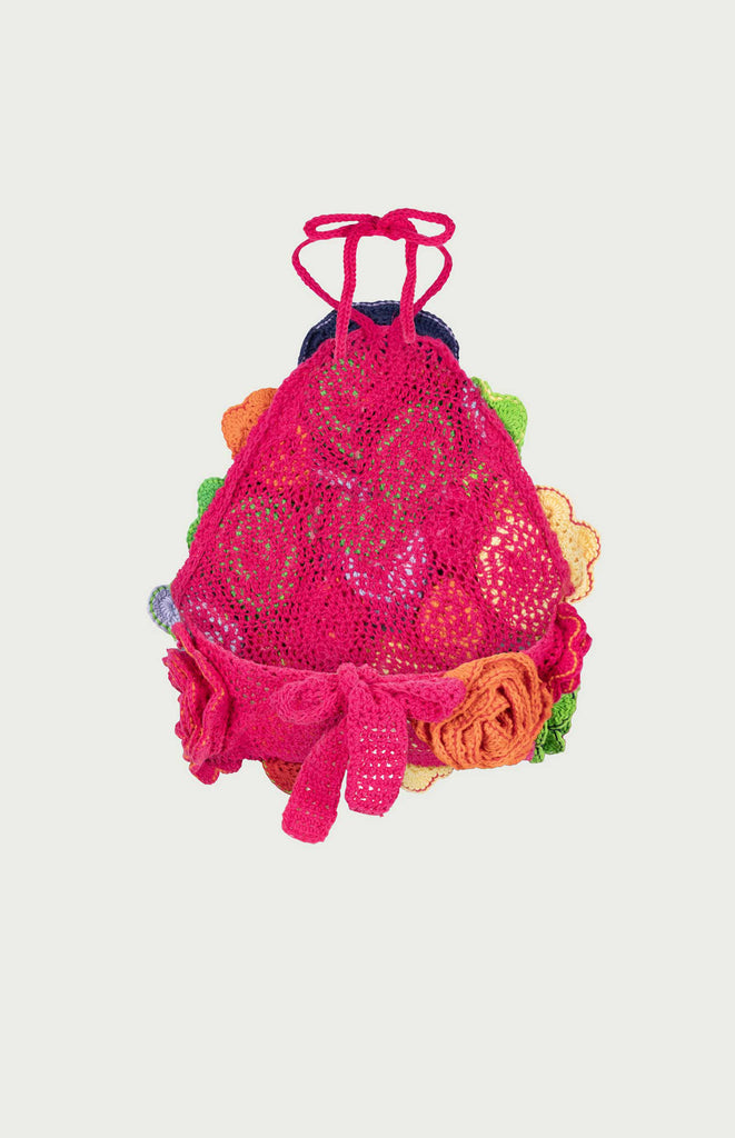 All Things Mochi - Primrose Crochet Top (back)