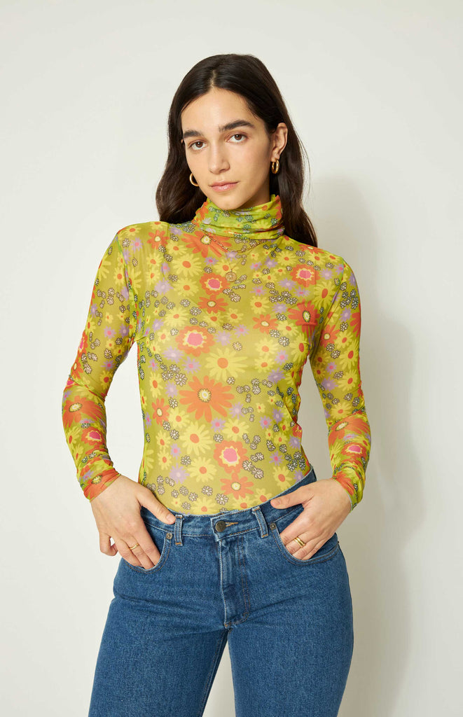 All Things Mochi - Uplifted - Mesh top - Yellow