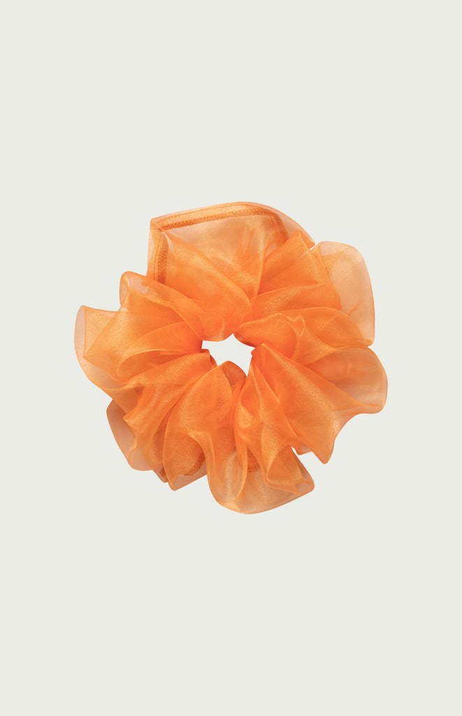 All Things Mochi - Organza Super Scrunchie - The Holiday Capsule Collection (Orange)