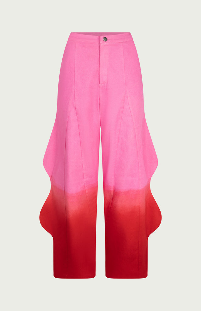 All Things Mochi - The Garden Party - Caterpillar Pants - Pink (front)