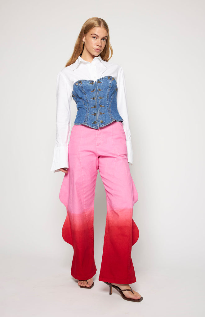 All Things Mochi - The Garden Party - Caterpillar Pants - Pink