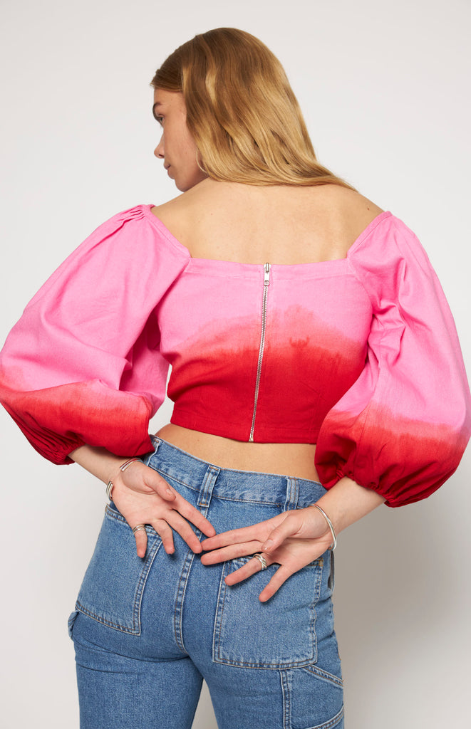 All Things Mochi - The Garden Party - Dodo Crop Top - Pink