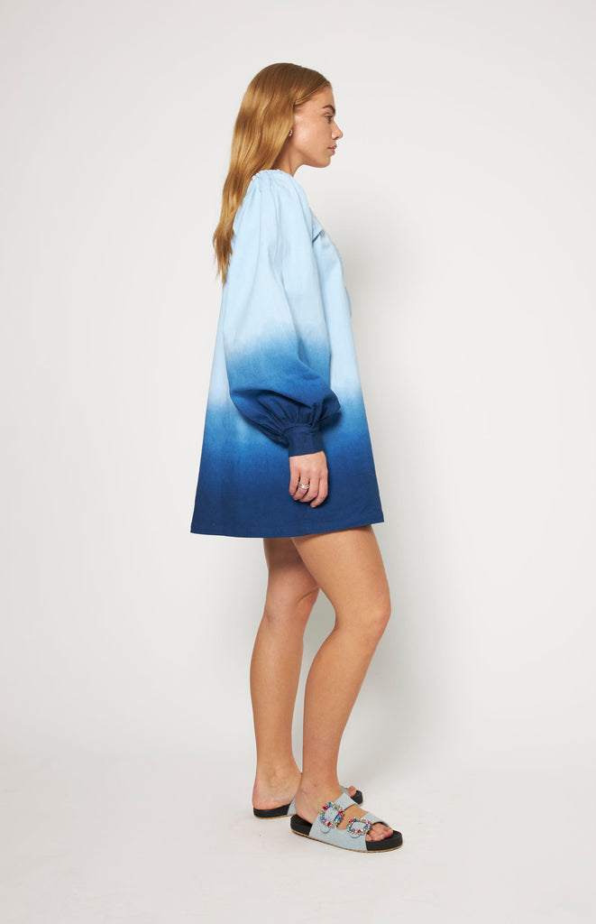 All Things Mochi - The Garden Party - Queenie Dress - A-line style dress - Blue