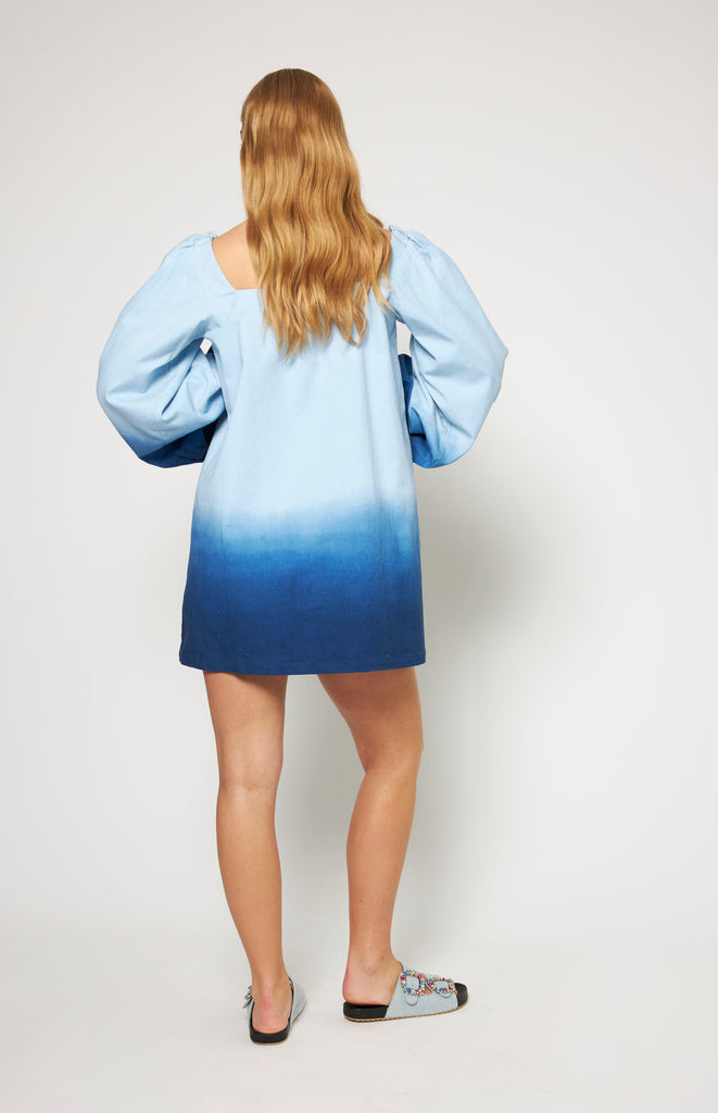 All Things Mochi - The Garden Party - Queenie Dress - A-line style dress - Blue