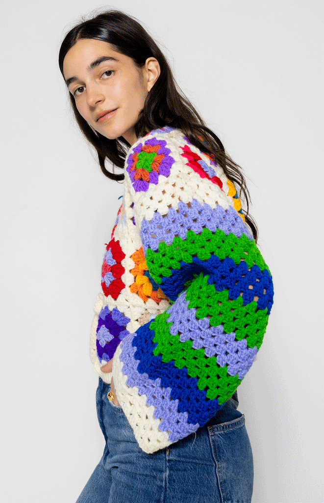 All Things Mochi_Lina Crochet Cardigan White Side