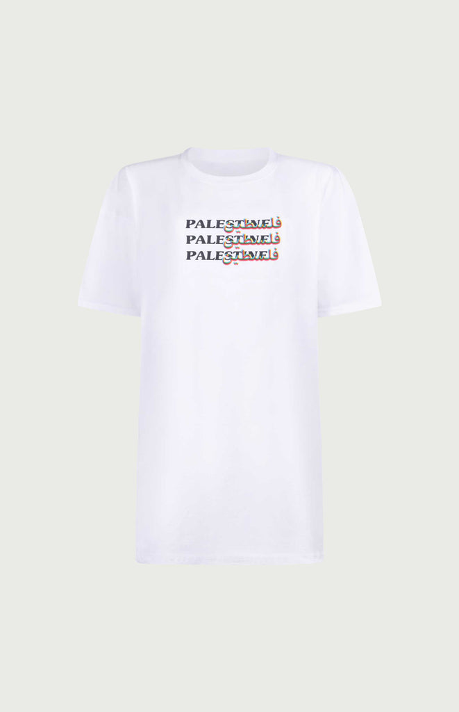 All Things Mochi - Palestine T-shirt White