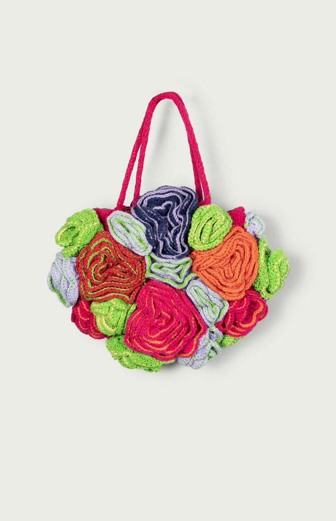 All Things Mochi - Mochi Accessories - Poppy Crochet Bag (front)