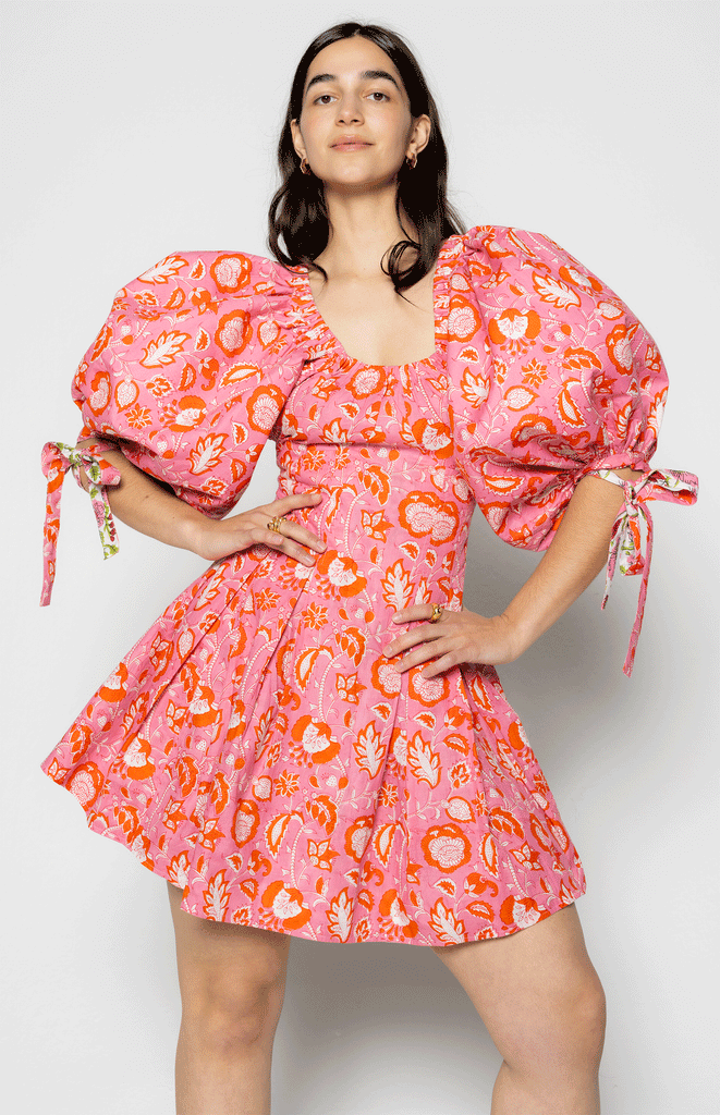 All Things Mochi_Rose Reversible Dress_Amsterdam_Front