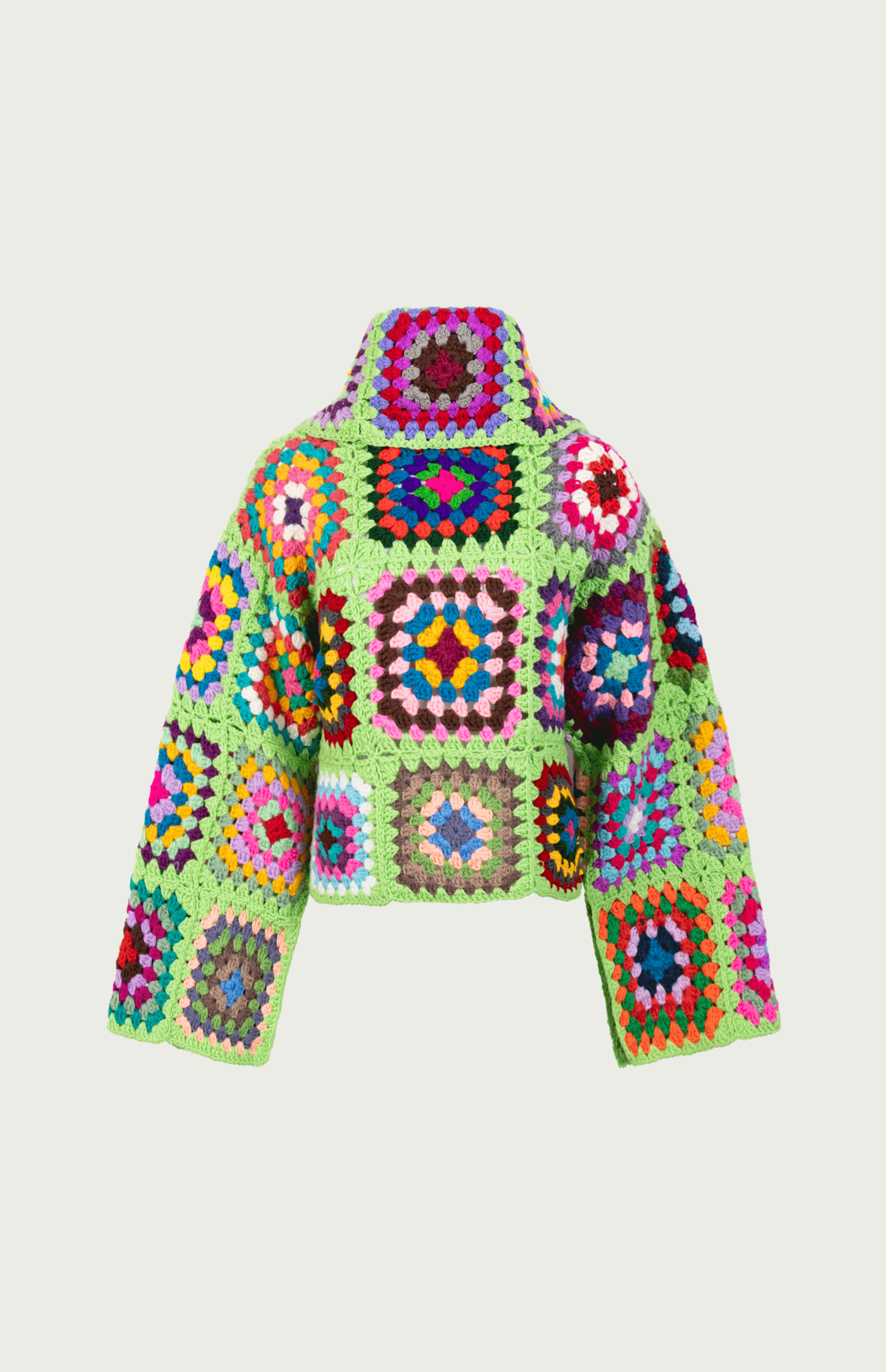 Floor Crochet Sweater Green | Shop Online | Mochi ® Official Store