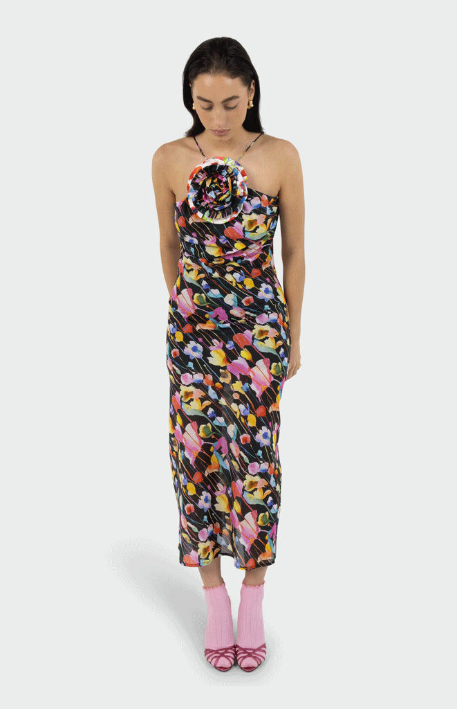 All-Things-Mochi_Noir-bouquet-midi-dress_Model-Image