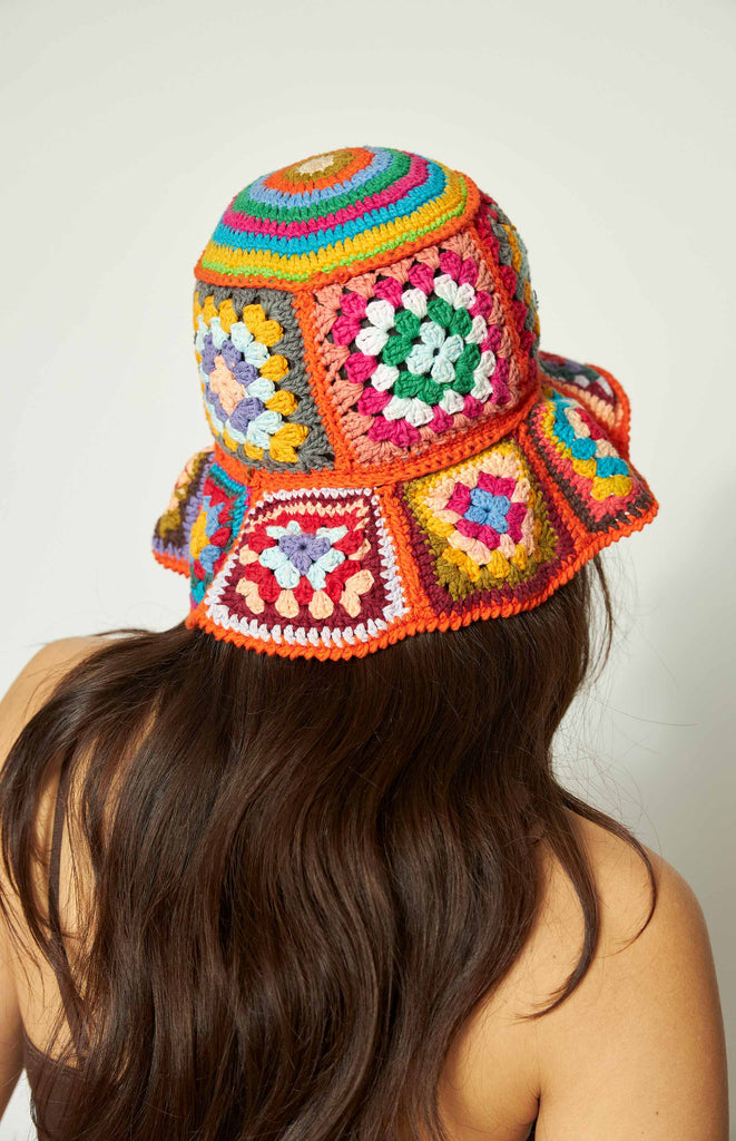 All Things Mochi - Loui Crochet Bucket Hat - cotton crochet hat