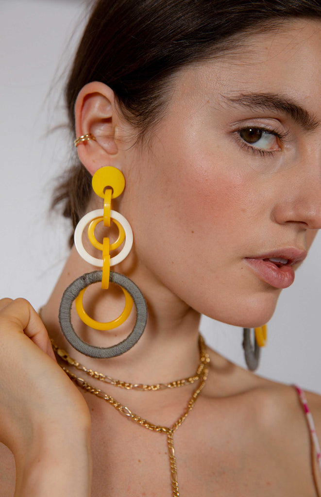 All Things Mochi - Zoe Earrings - colorful round shaped earrings
