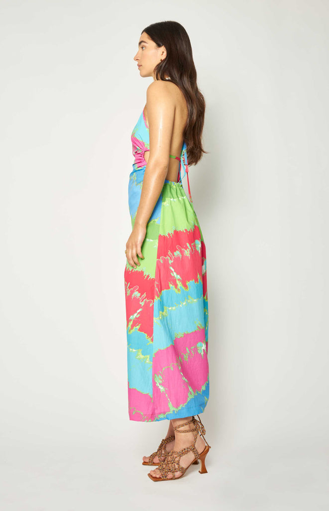 All Things Mochi - Signature - Bonnie Dress - Halterneck rainbow dress 