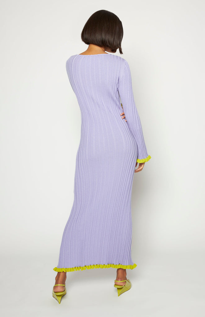 All Things Mochi - Mochi Signatures - fits everybody Karma Dress in lavender Merino wool