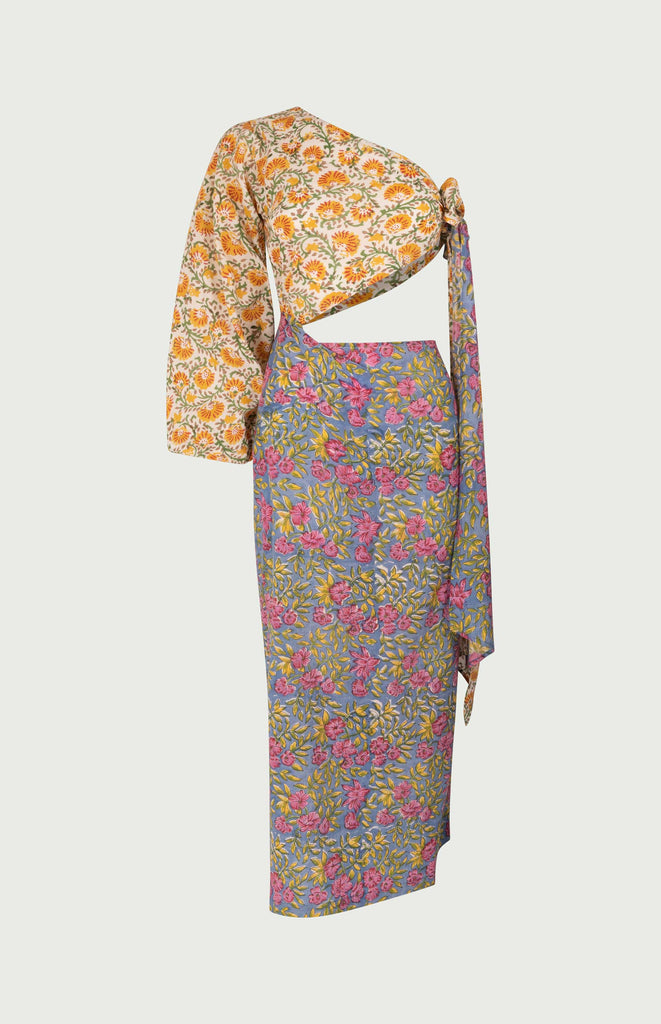 All Things Mochi - Mochi Uplifted - Annemei Asymmetrical Dress (front)