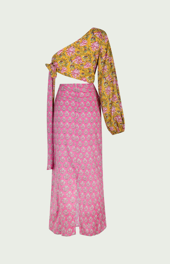 All Things Mochi - Mochi Uplifted - Annemei dress - Pink (back)