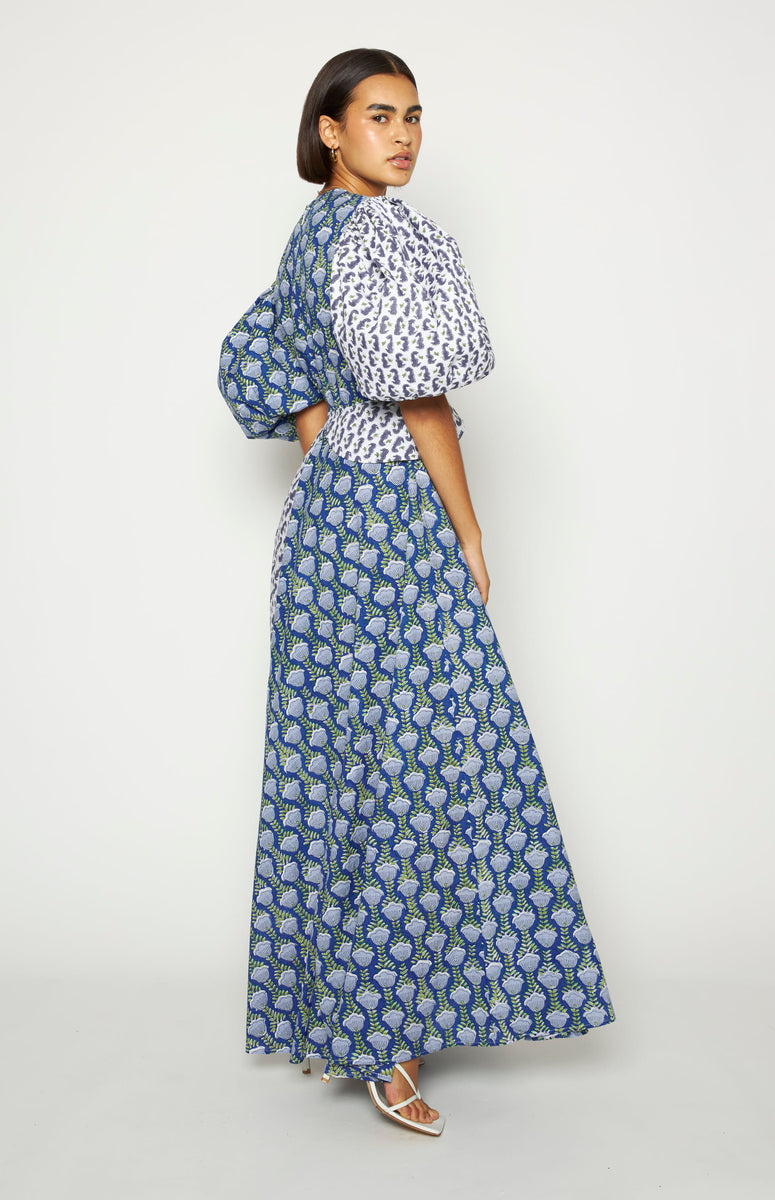 Chloe Dress Blue | Shop Online | Mochi ® Official Store