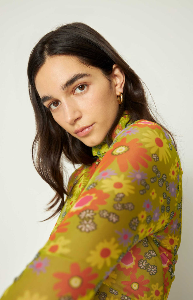 All Things Mochi - Uplifted - Mesh top - Yellow 
