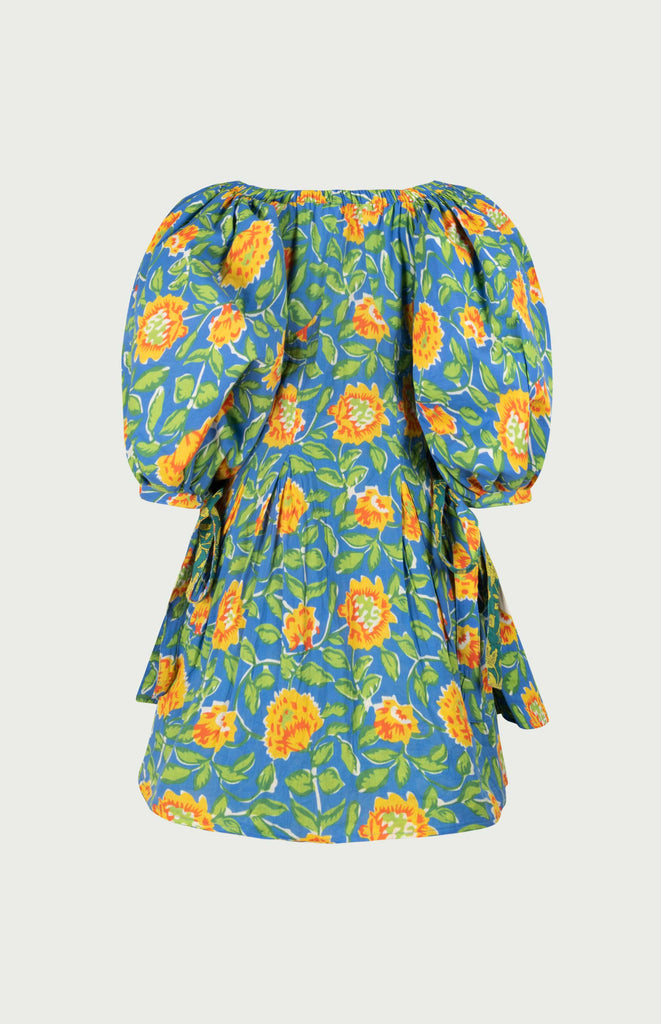 All Things Mochi - Rose Reversible Dress Green - Mochi Uplifted - reversible floral printed mini dress